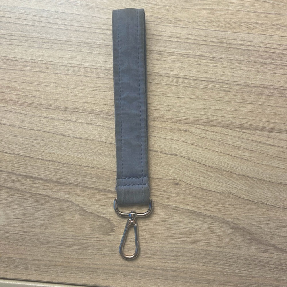 Vera Bradley Grey Wrist Strap